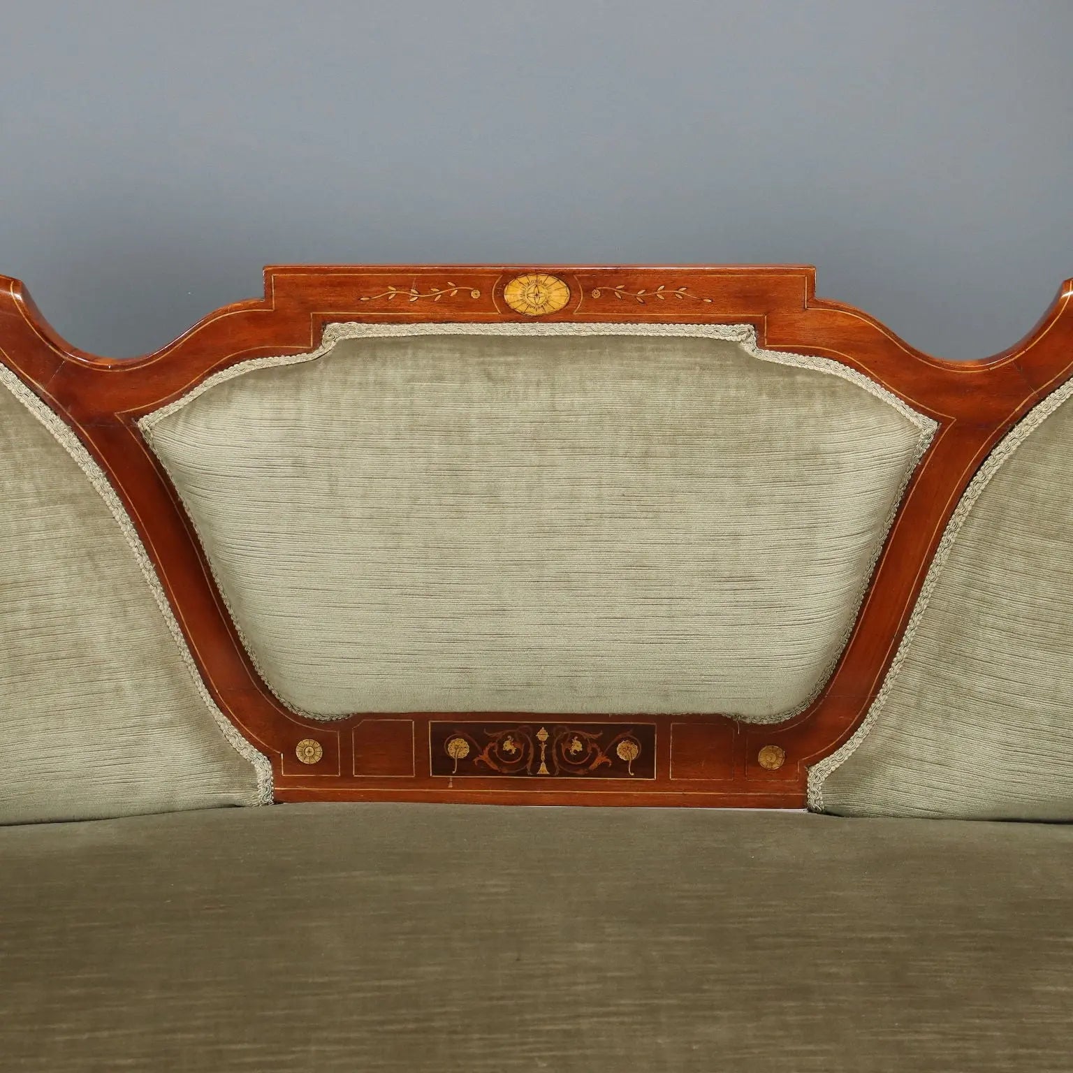 Antique Sofa Mahogany Inlays United Kingdom XIX Century