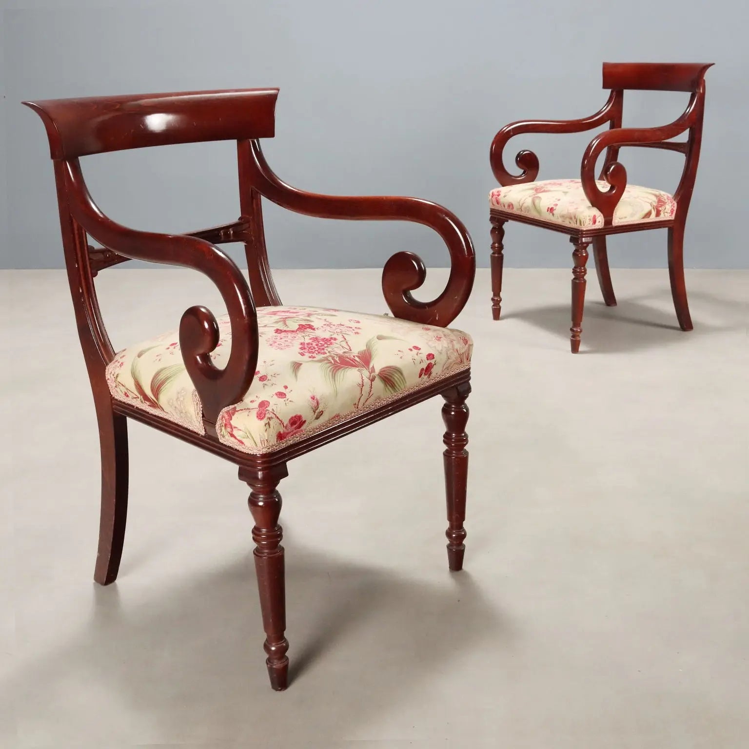 Antique Armchairs Louis Philippe Painted Beech XX Century - England, XX Century | Antiques | Seating