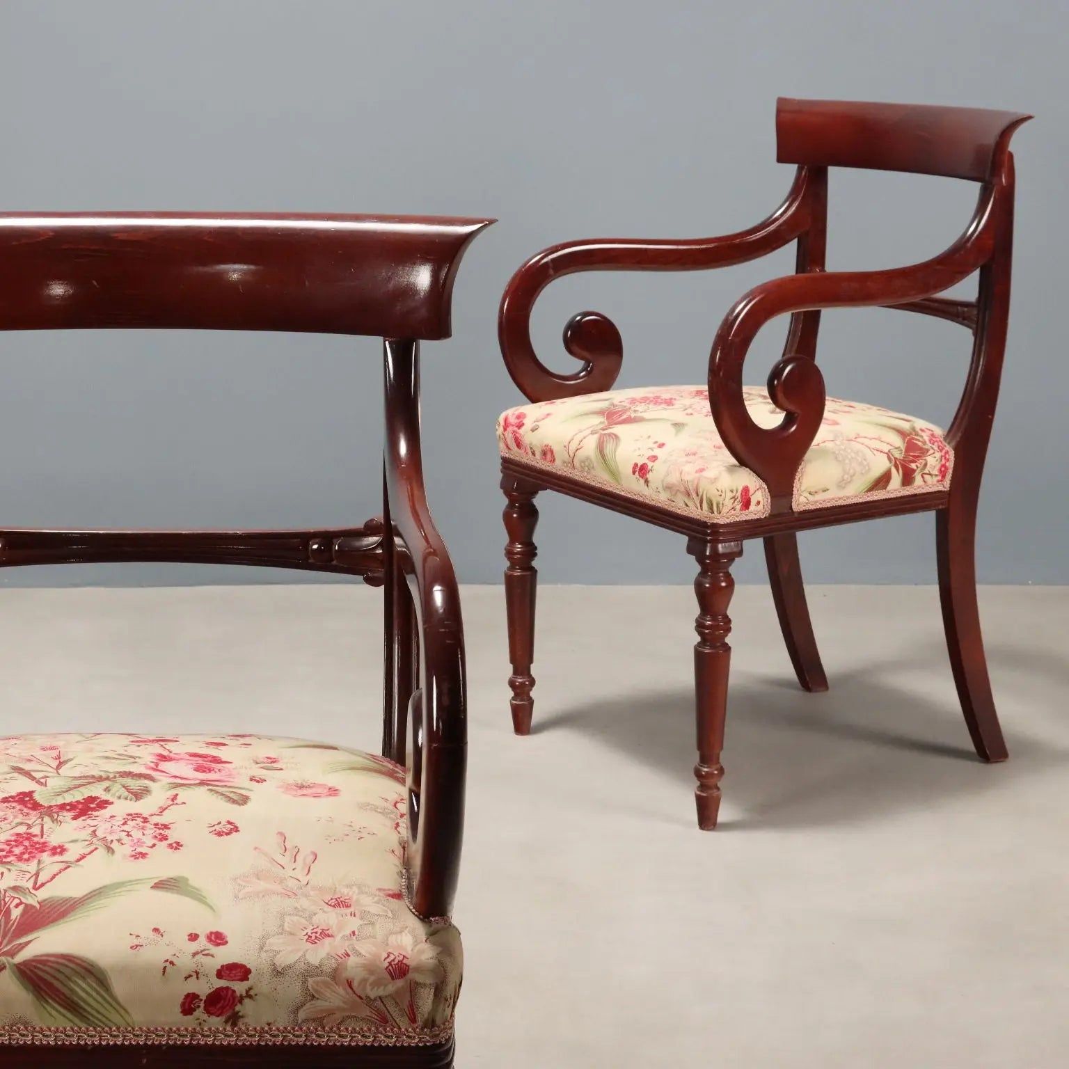 Antique Armchairs Louis Philippe Painted Beech XX Century - England, XX Century | Antiques | Seating