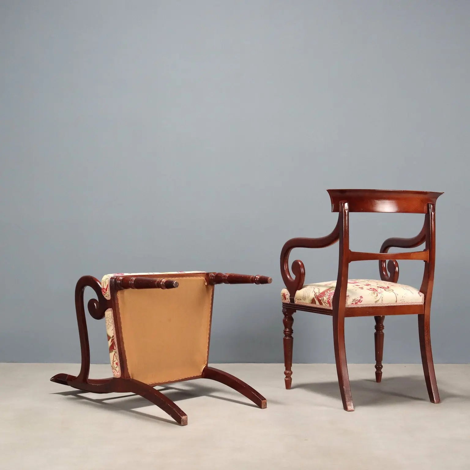 Antique Armchairs Louis Philippe Painted Beech XX Century - England, XX Century | Antiques | Seating