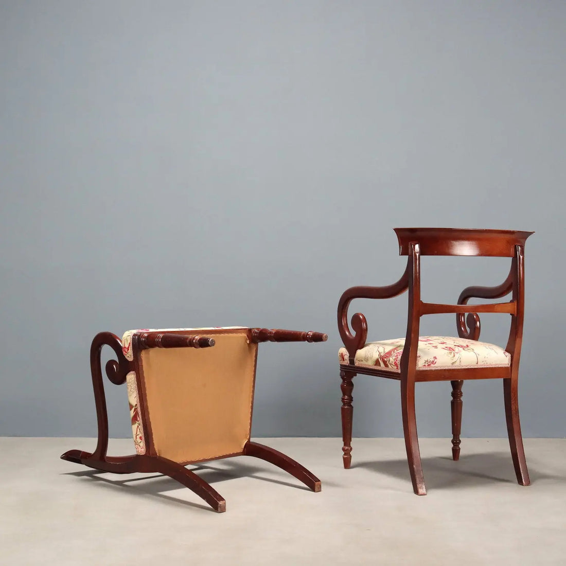 Antique Armchairs Louis Philippe Painted Beech XX Century - England, XX Century | Antiques | Seating