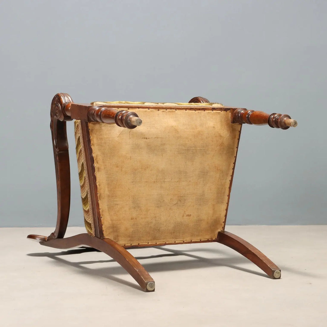 Luigi Filippo Armchair in Walnut - Italy, 19th Century