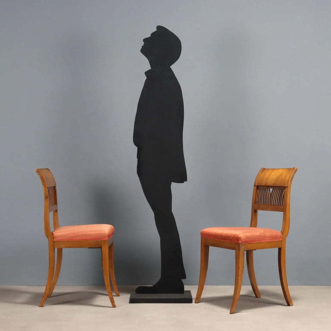 Empire Walnut Chairs - Italy Early 19th Century