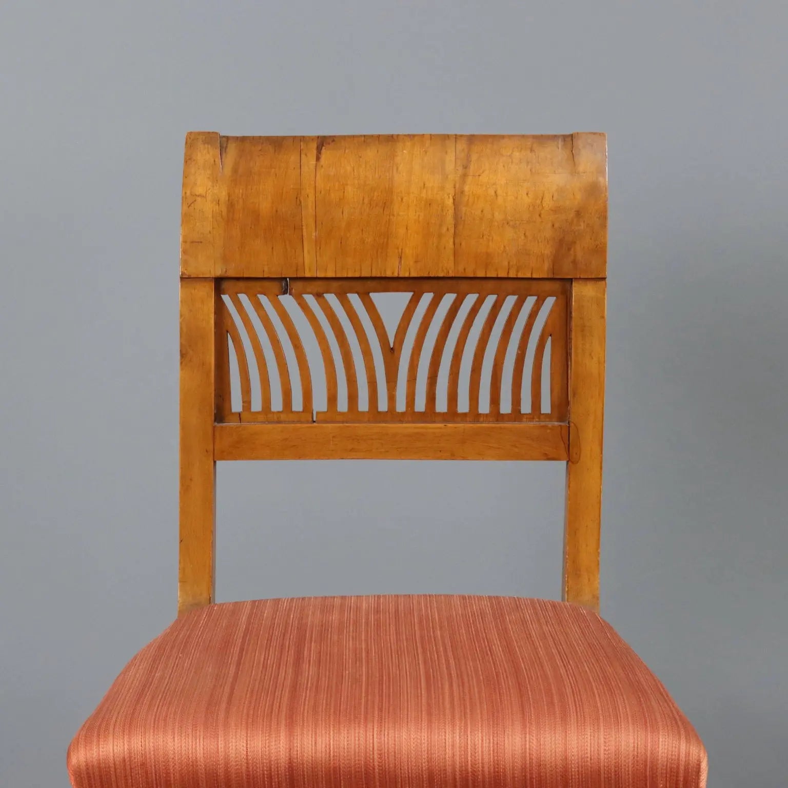 Empire Walnut Chairs - Italy Early 19th Century