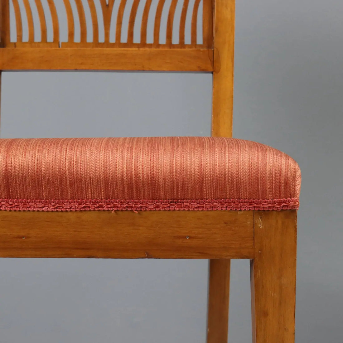 Empire Walnut Chairs - Italy Early 19th Century
