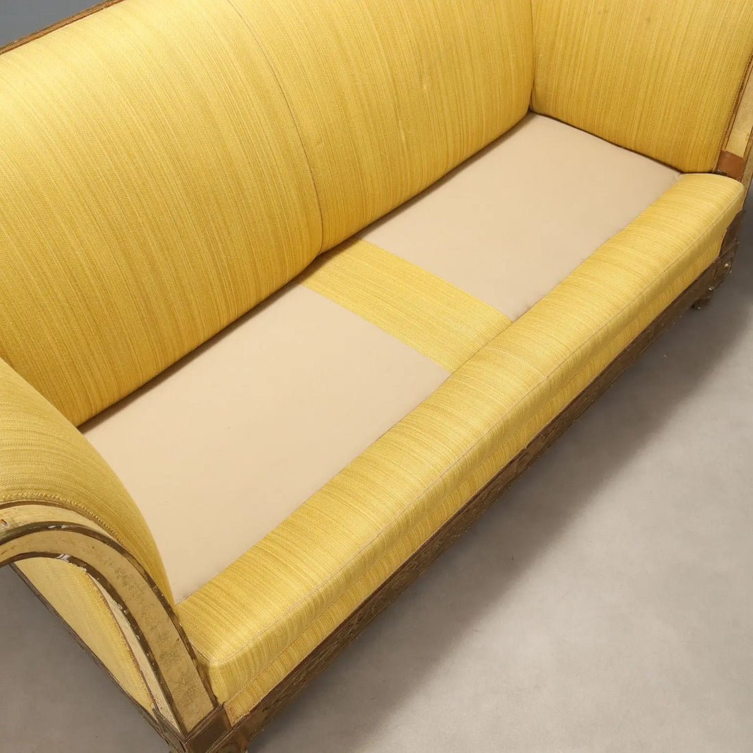 Neoclassical Gilded Wood Daybed - Italy 19th Century