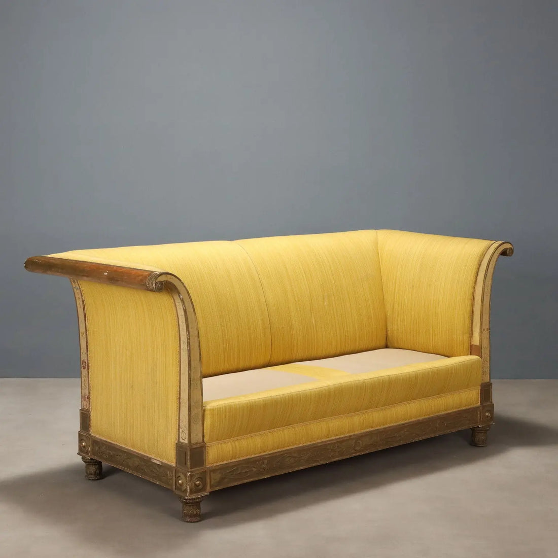 Neoclassical Gilded Wood Daybed - Italy 19th Century
