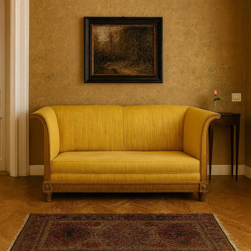 Antique Sofa Restoration Carved Gilded Wood Italy XIX Century - Italy, XIX Century | Antiques | Seating