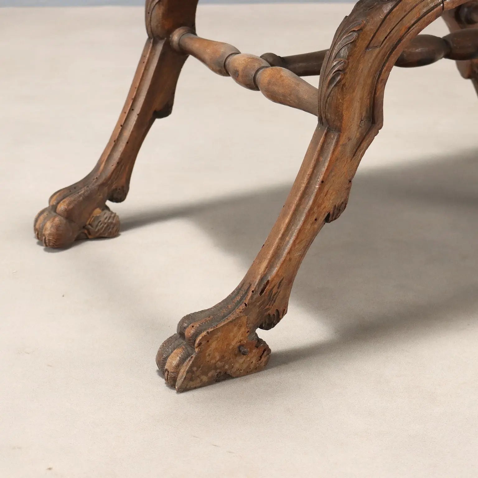 Antique Savonarola Stool Walnut Neo-Renaissance Walnut XIX Century - Italy, Late XIX Century | Antiques | Seating