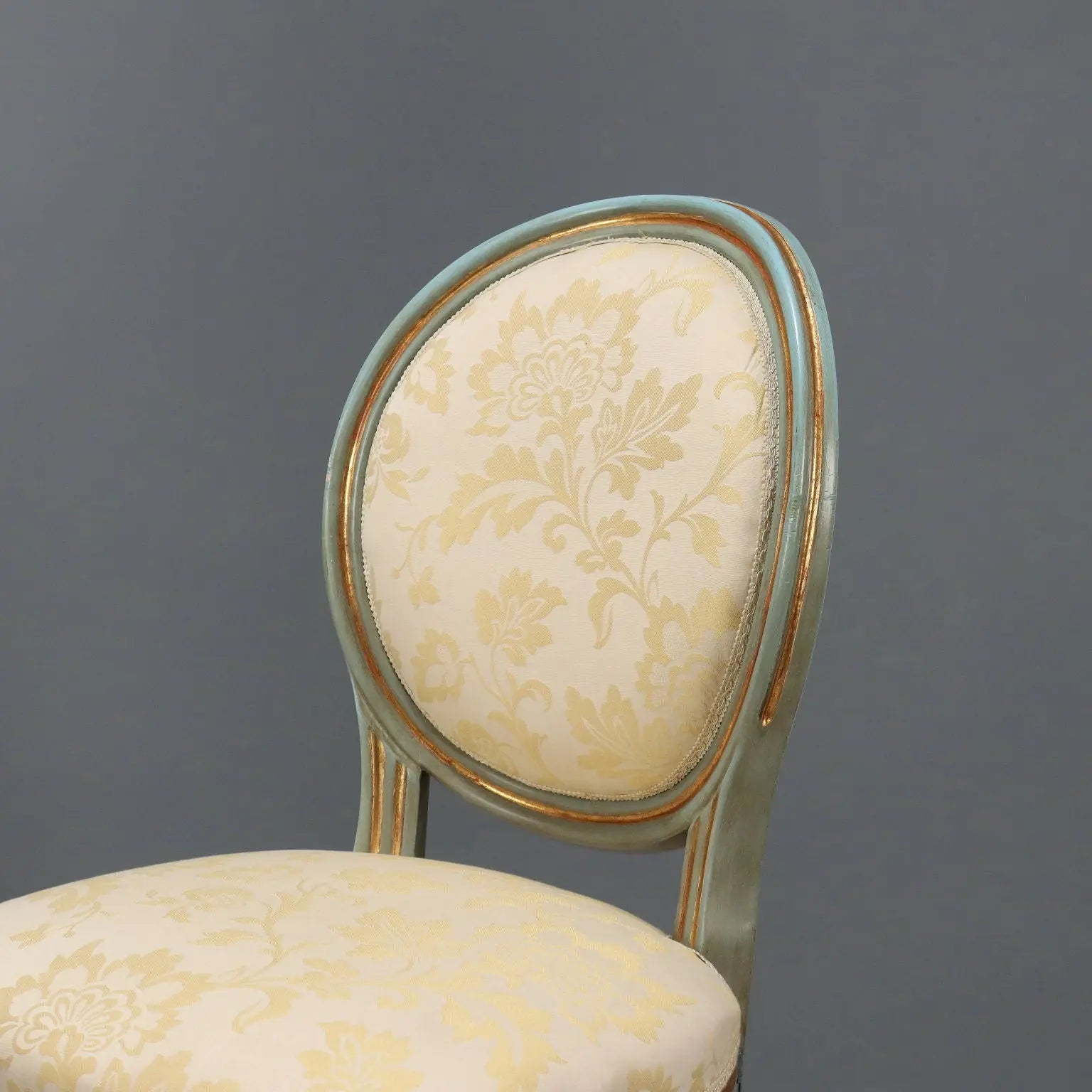 Italian Neoclassical Lacquered and Gilded Chairs