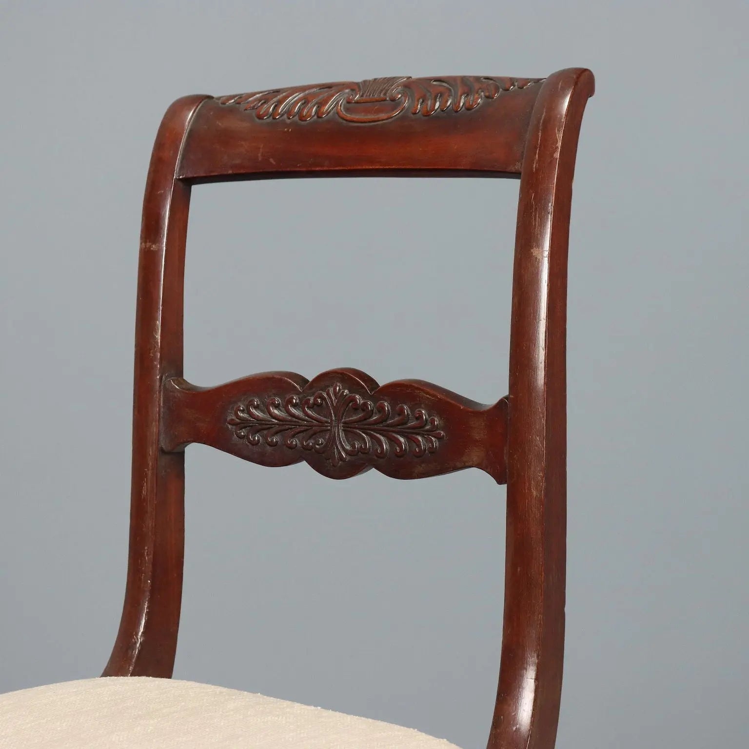 Charles X Mahogany Chairs - 19th Century France