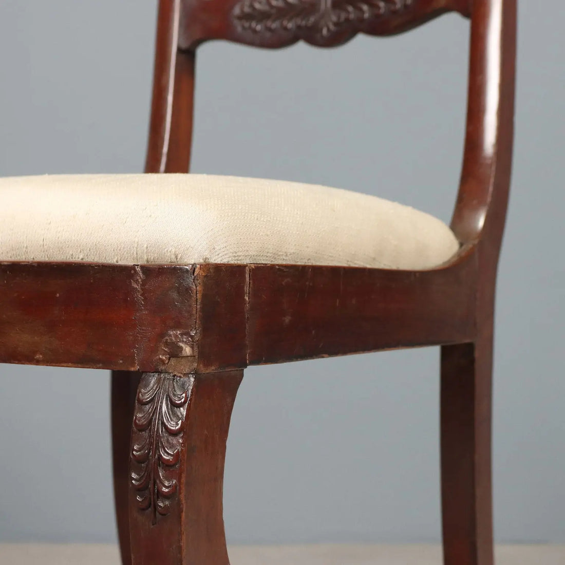 Charles X Mahogany Chairs - 19th Century France
