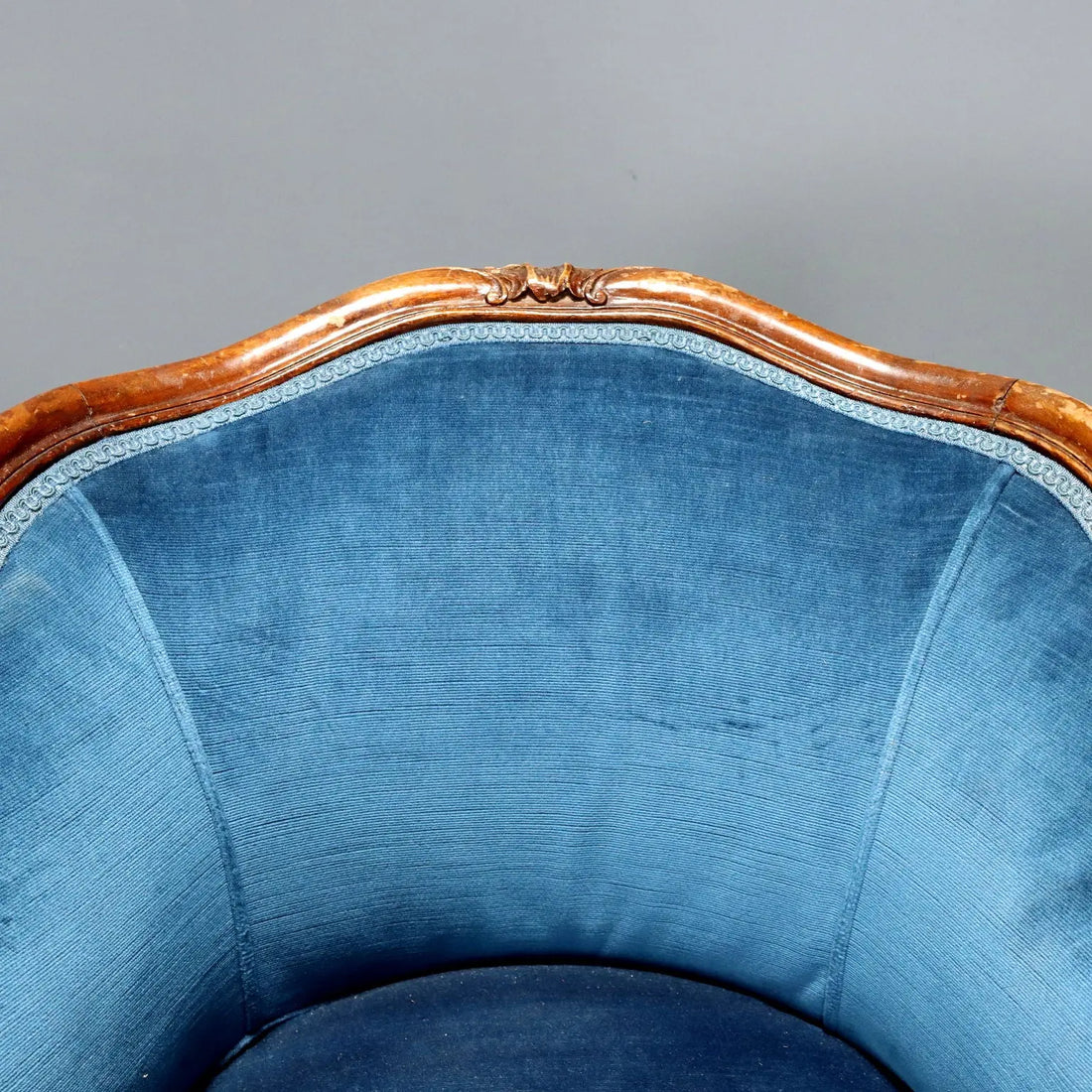 Pair of Barocchetto Armchairs with Ottoman - 19th Century