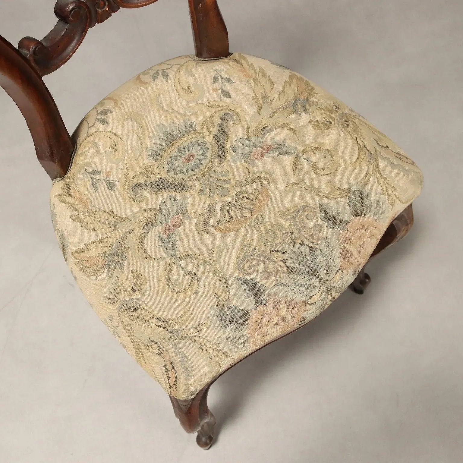 Luigi Filippo Walnut Chairs - Italy 19th Century