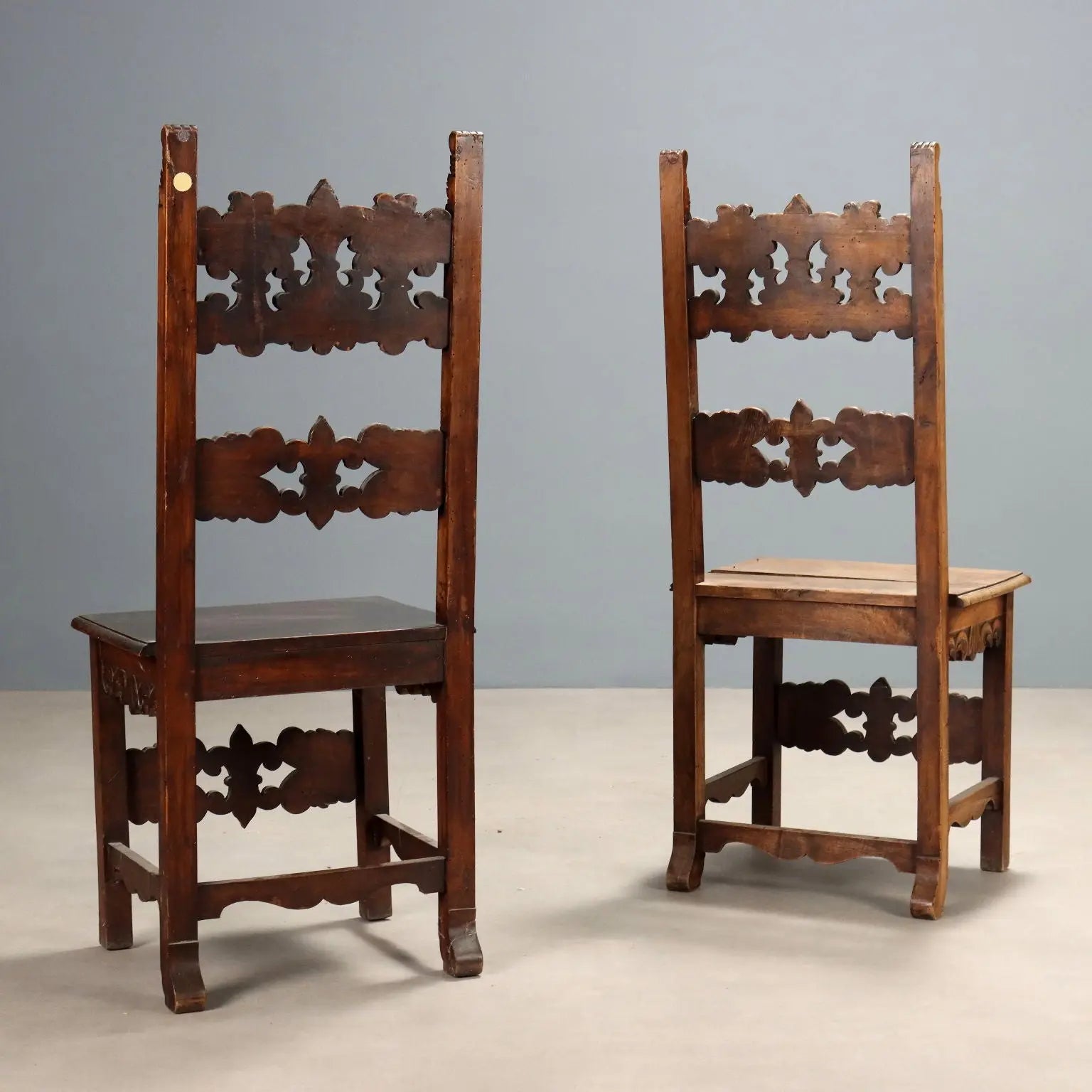 Antique Chairs Baroque Style Carved Walnut Italy XIX Century - Italy, Late XIX Century | Antiques | Seating