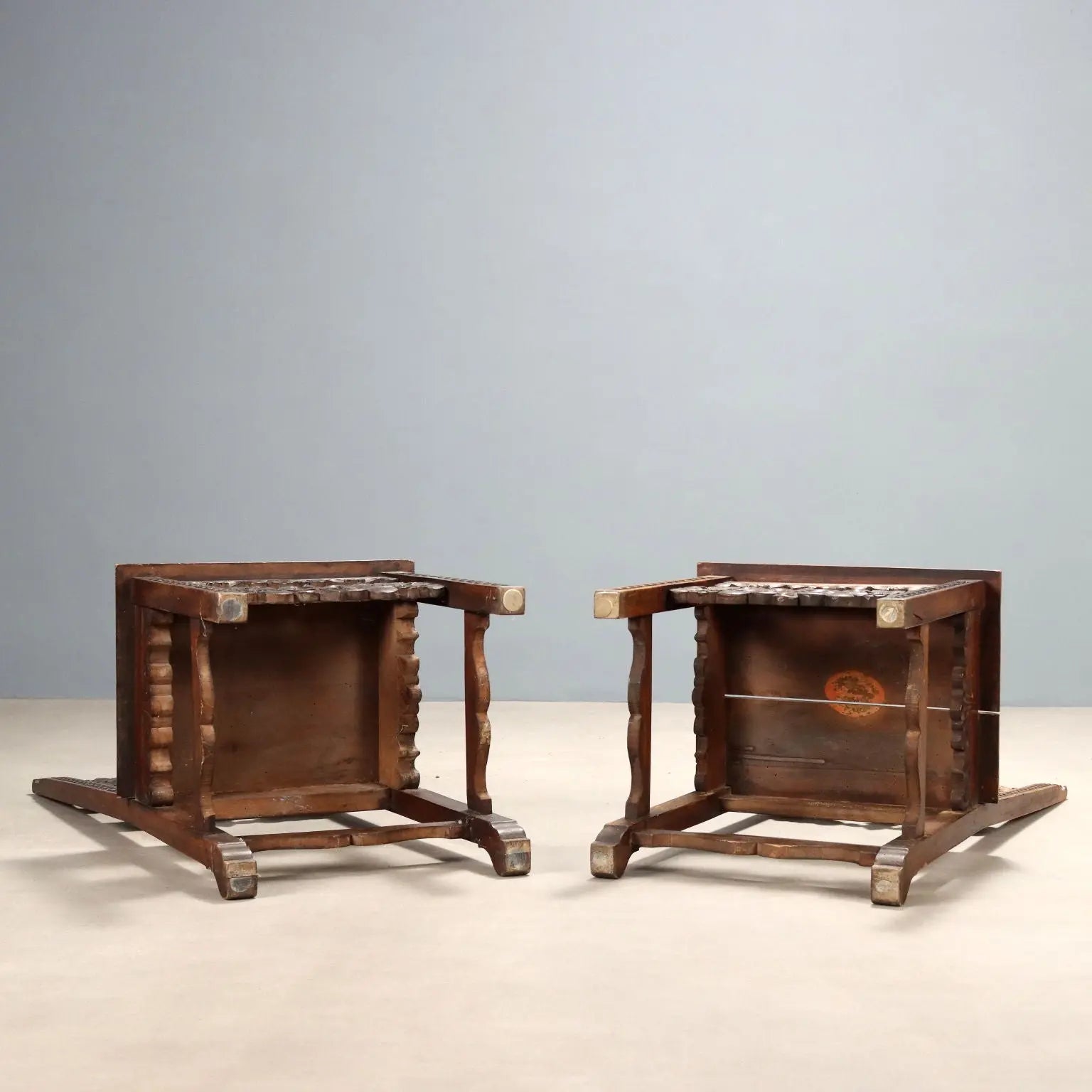 Antique Chairs Baroque Style Carved Walnut Italy XIX Century - Italy, Late XIX Century | Antiques | Seating