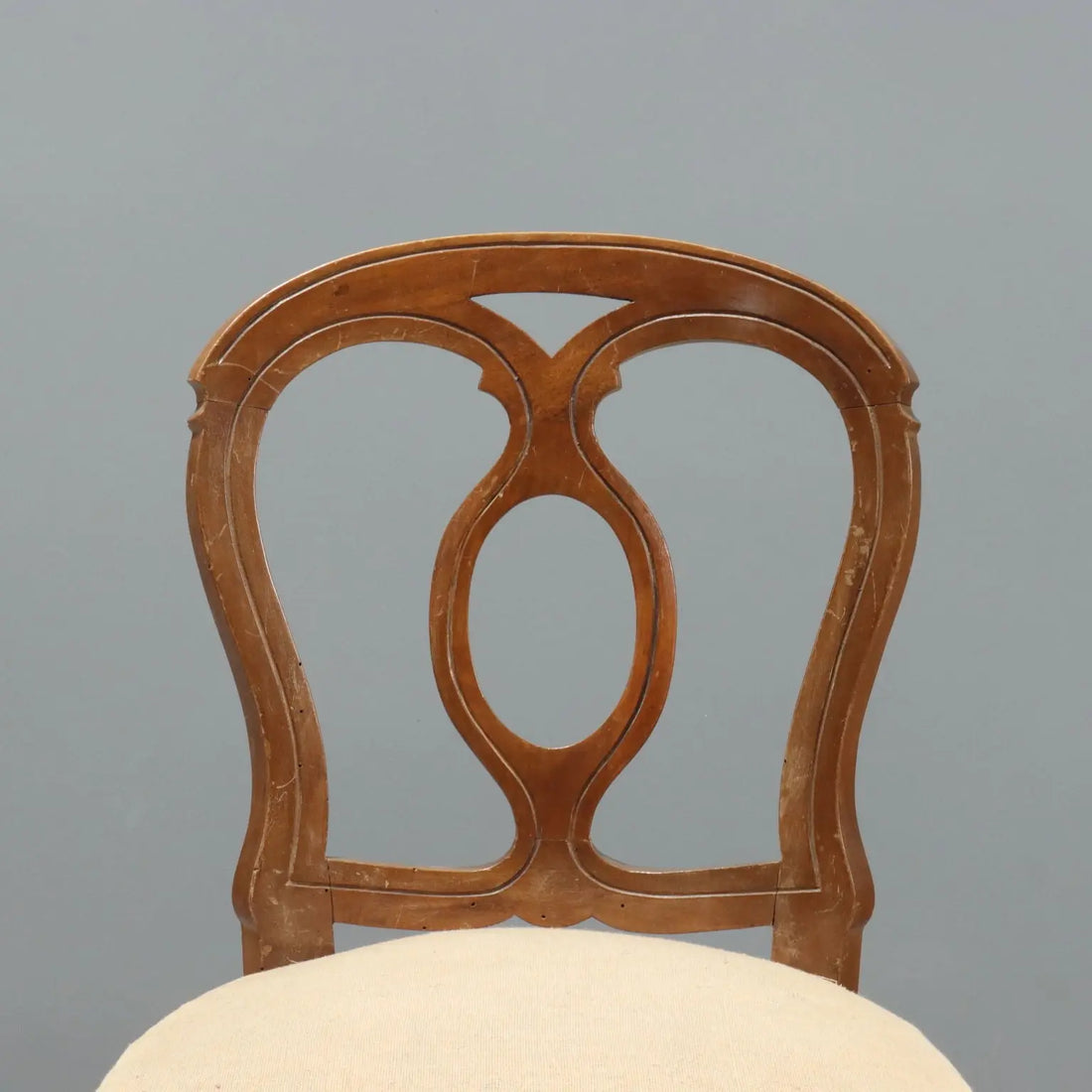 Group of Walnut Chairs - Italy Mid 19th Century