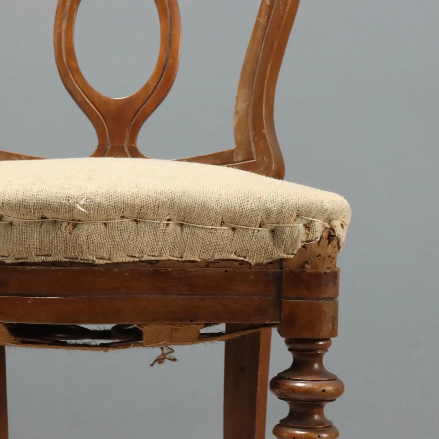 Group of Walnut Chairs - Italy Mid 19th Century