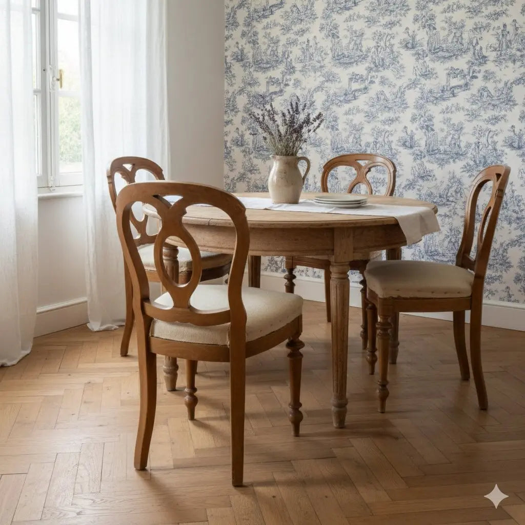 Group of Walnut Chairs - Italy Mid 19th Century