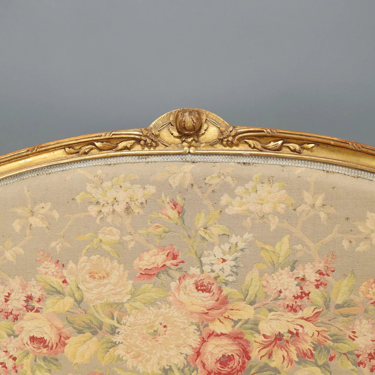 Barocchetto Sofa in Gilded Wood - Italy 1800s