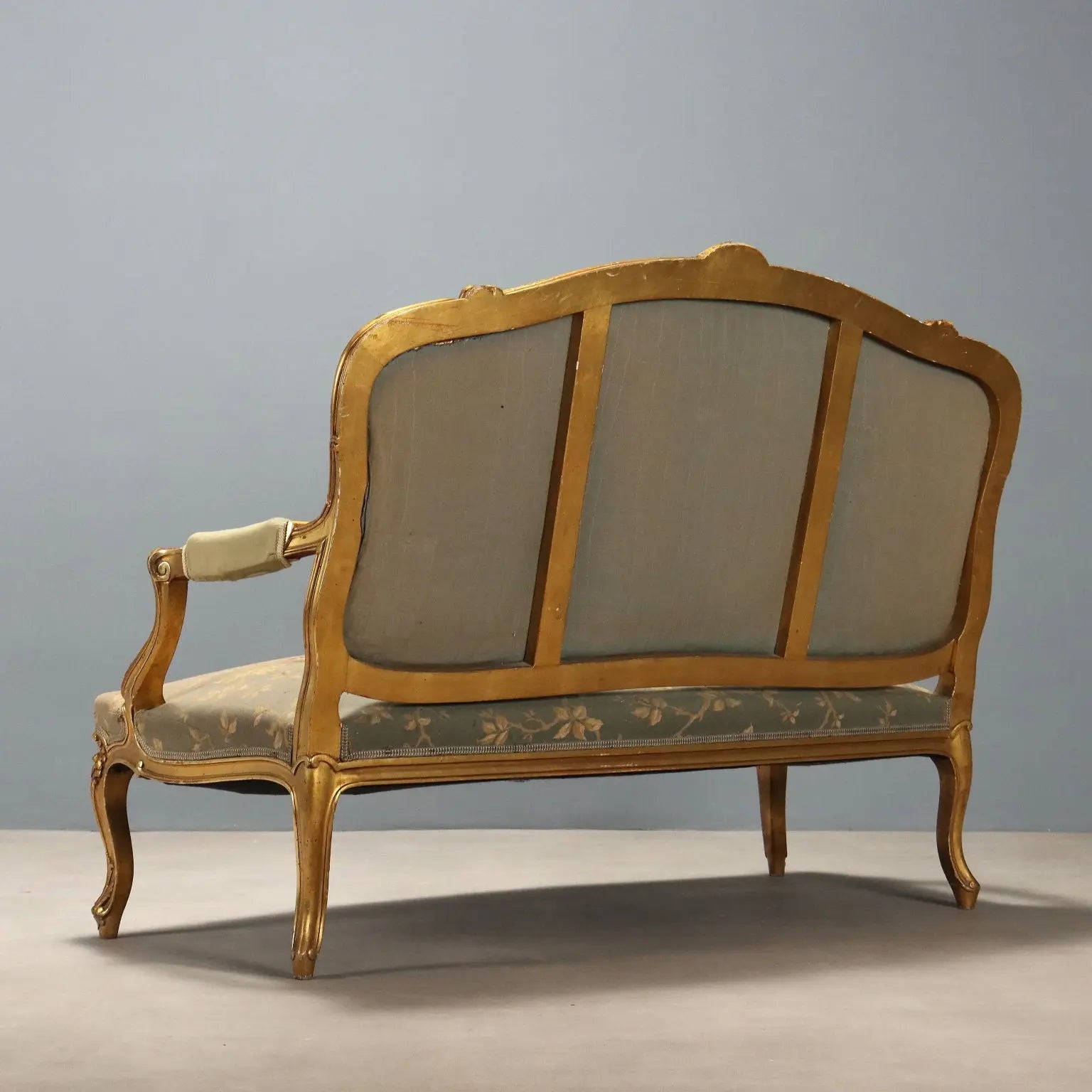 Barocchetto Sofa in Gilded Wood - Italy 1800s
