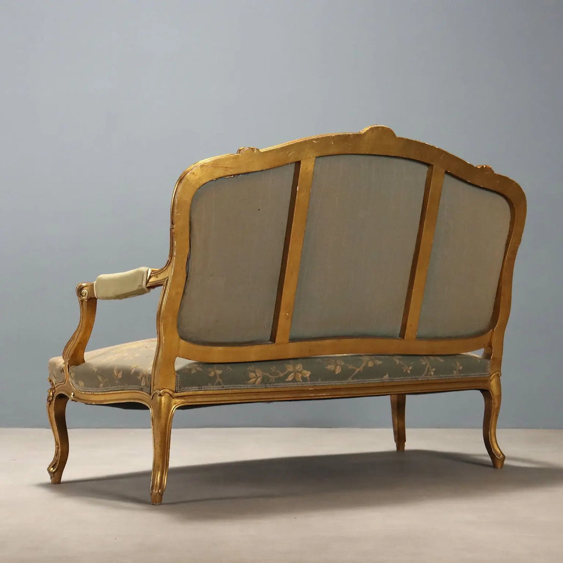 Barocchetto Sofa in Gilded Wood - Italy 1800s