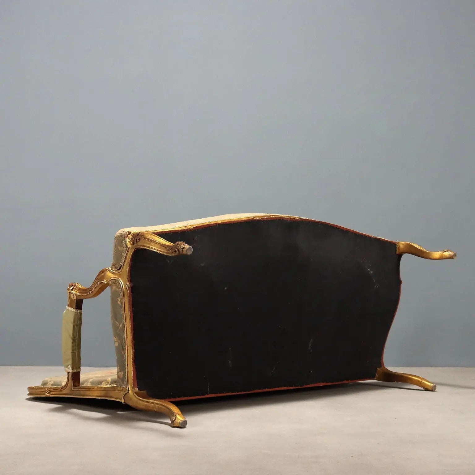 Barocchetto Sofa in Gilded Wood - Italy 1800s