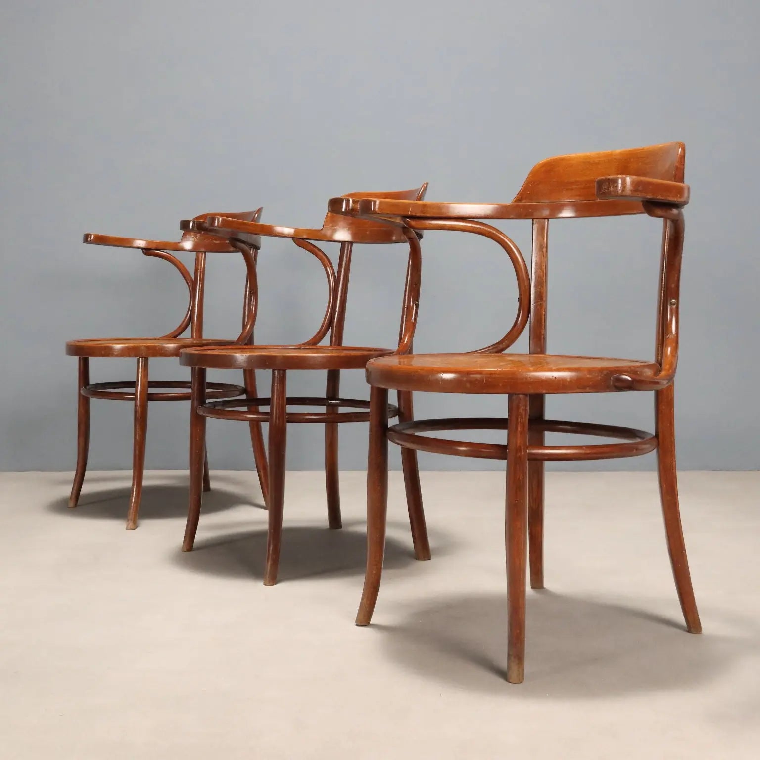 Antique Armchairs Walnut Painted Beech Austria XIX Century - Austria, Early XIX Century | Antiques  Seating