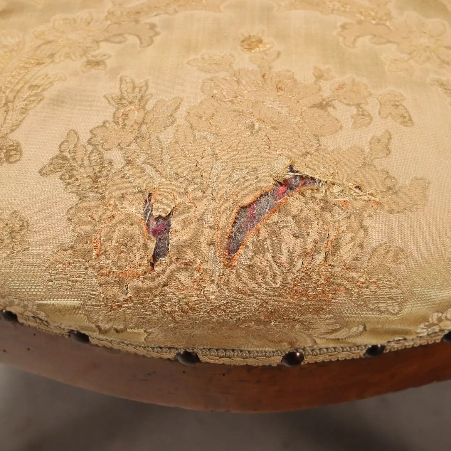 Antique Armchair Walnut Fabric Italy XIX Century - Italy, Mid XIX Century | Antiques | Seating
