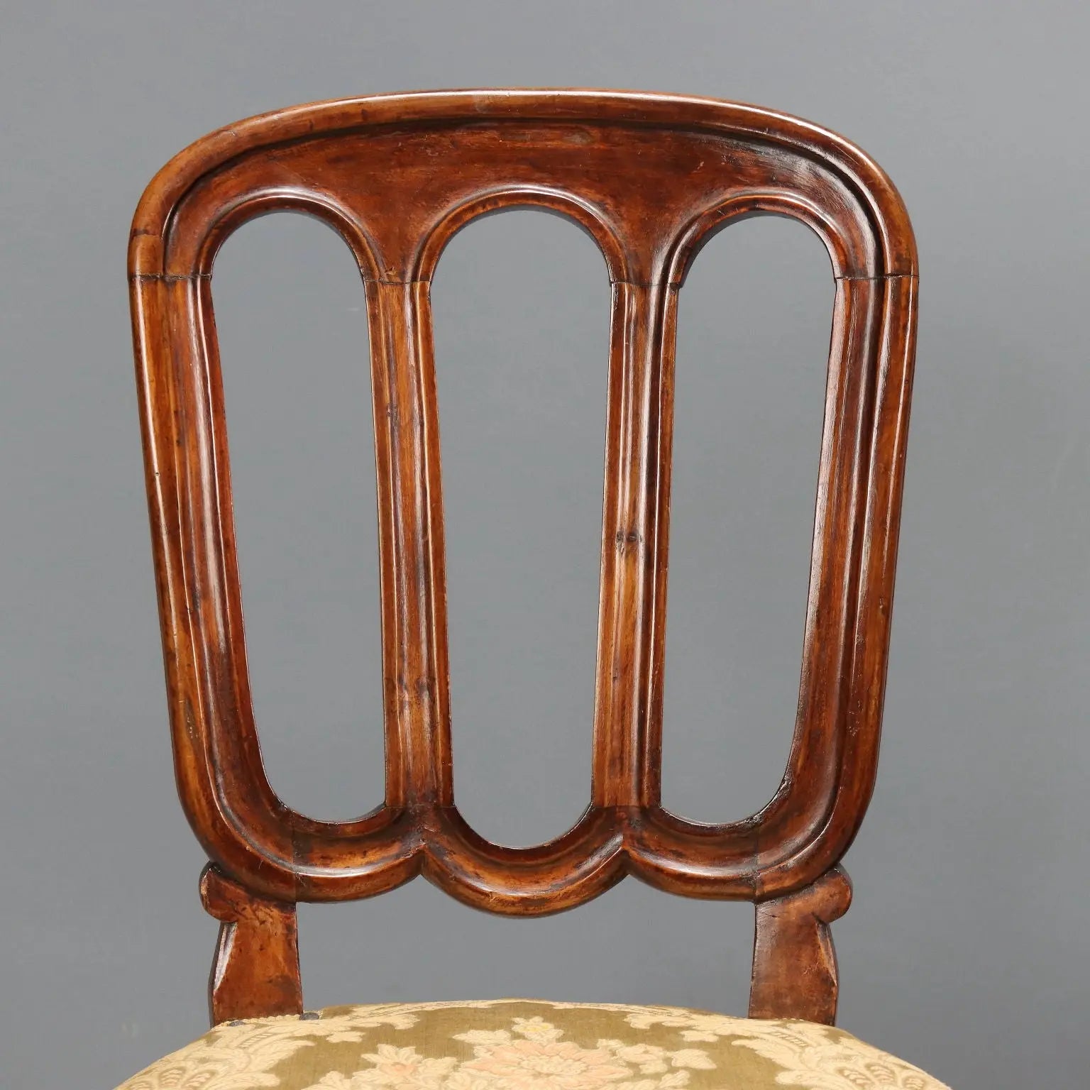 Antique Chairs Walnut Padded Seat Italy Late XIX Century - Italy, Late XIX Century | Antiques | Seating