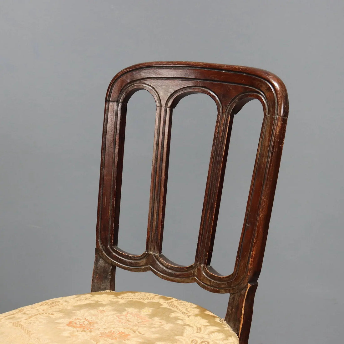 Antique Chairs Walnut Padded Seat Italy Late XIX Century - Italy, Late XIX Century | Antiques | Seating