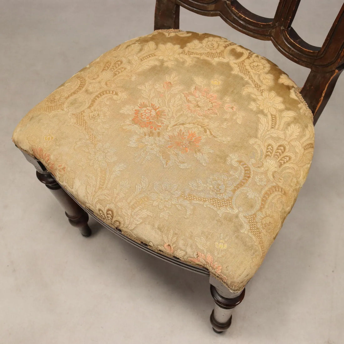 Antique Chairs Walnut Padded Seat Italy Late XIX Century - Italy, Late XIX Century | Antiques | Seating