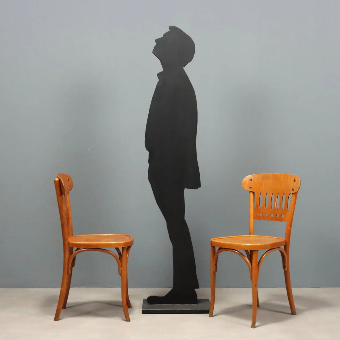 Pair of Bent Beech Chairs - Early 20th Century