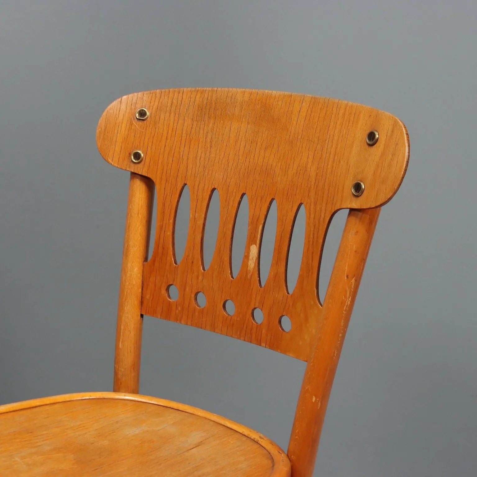 Antique Chairs Bent Beech Perforated Backrest Italy XX Century - Italy, Early XX Century | Antiques | Seating