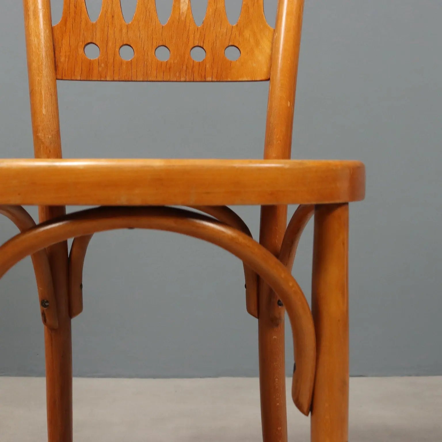 Pair of Bent Beech Chairs - Early 20th Century