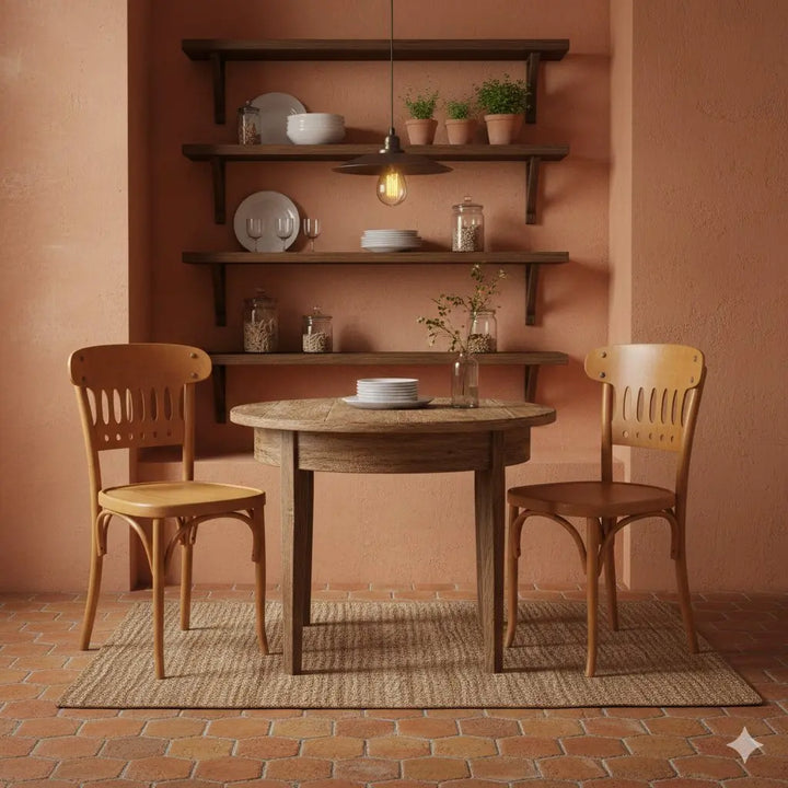 Antique Chairs Bent Beech Perforated Backrest Italy XX Century - Italy, Early XX Century | Antiques | Seating