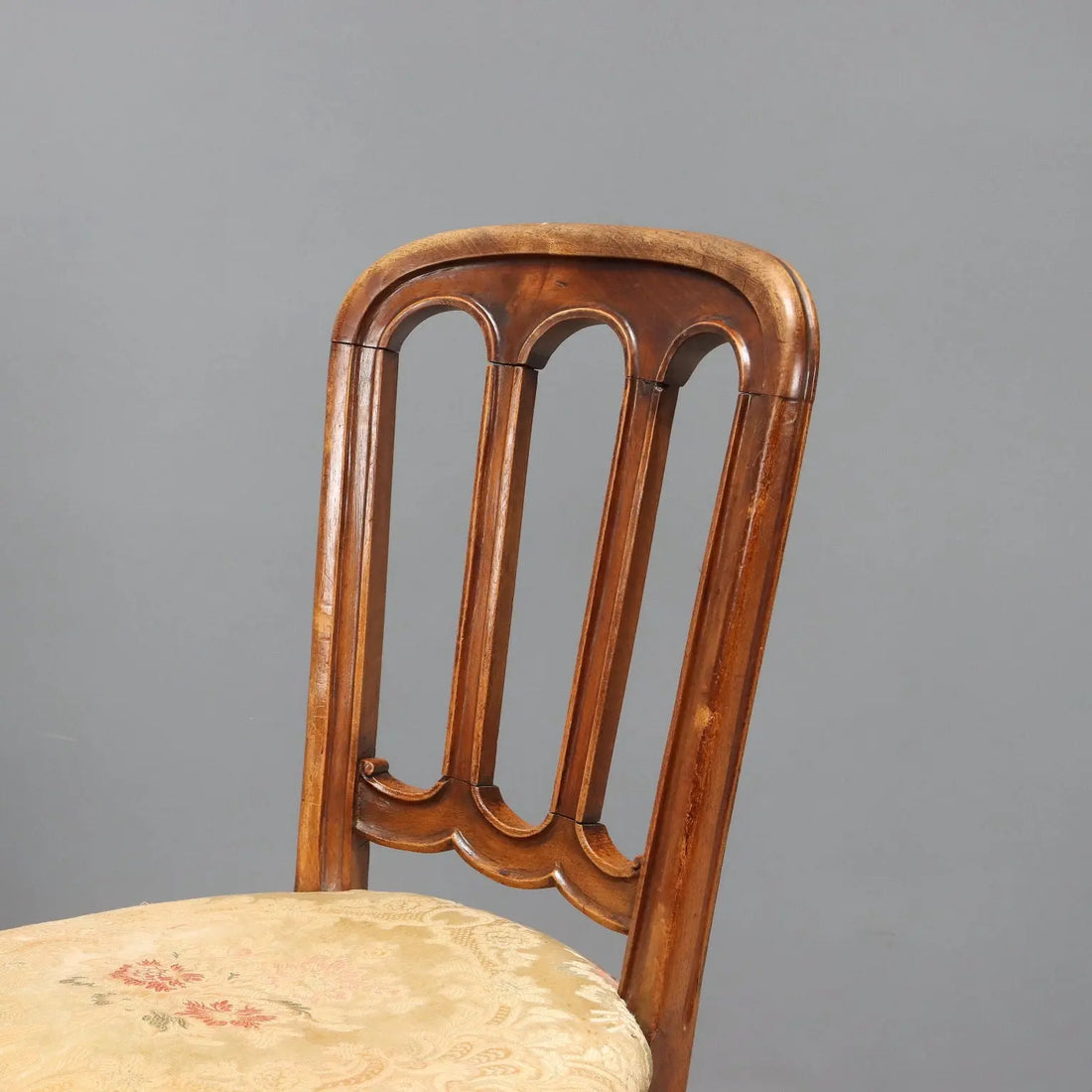 Antique Chairs Walnut Fabric Padding Italy Late XIX Century - Italy, Late XIX Century | Antiques | Seating