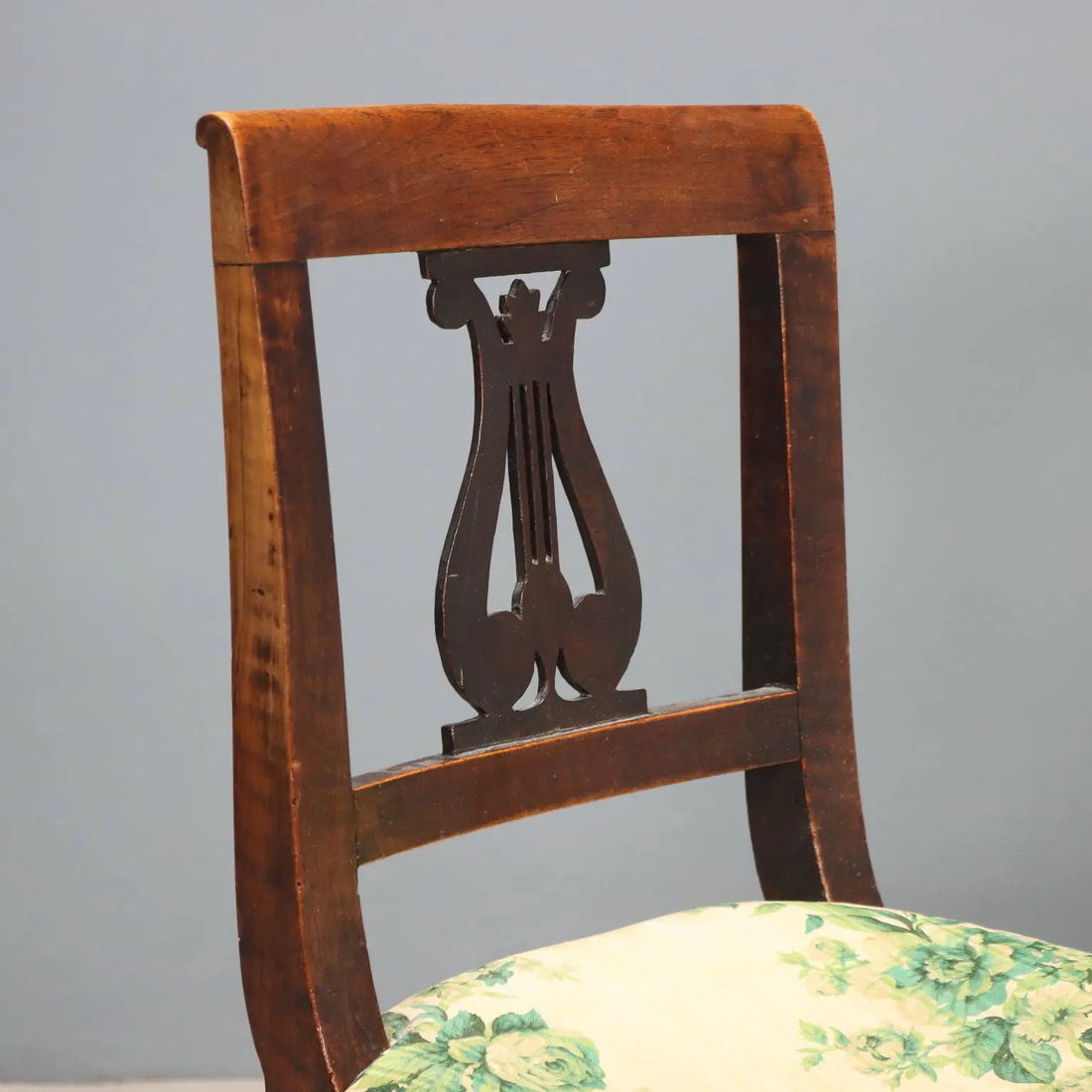 Antique Chairs Directoire Walnut Fabric Italy XIX Century - Italy, Mid XIX Century | Antiques | Seating