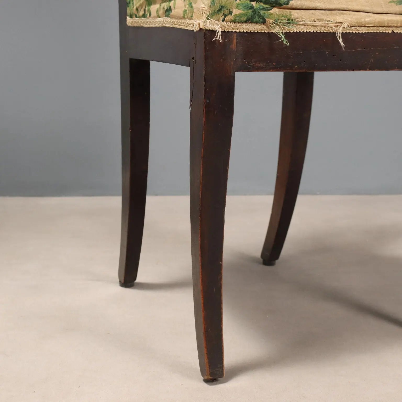 Antique Chairs Directoire Walnut Fabric Italy XIX Century - Italy, Mid XIX Century | Antiques | Seating