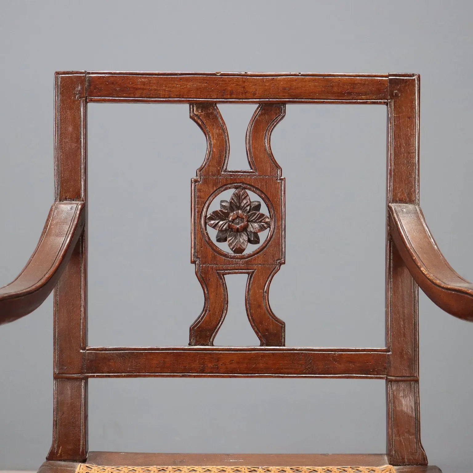 Antique Armchair Neoclassical Walnut Fabric Italy XVIII Century - Italy, XIX Century | Antiques | Seating
