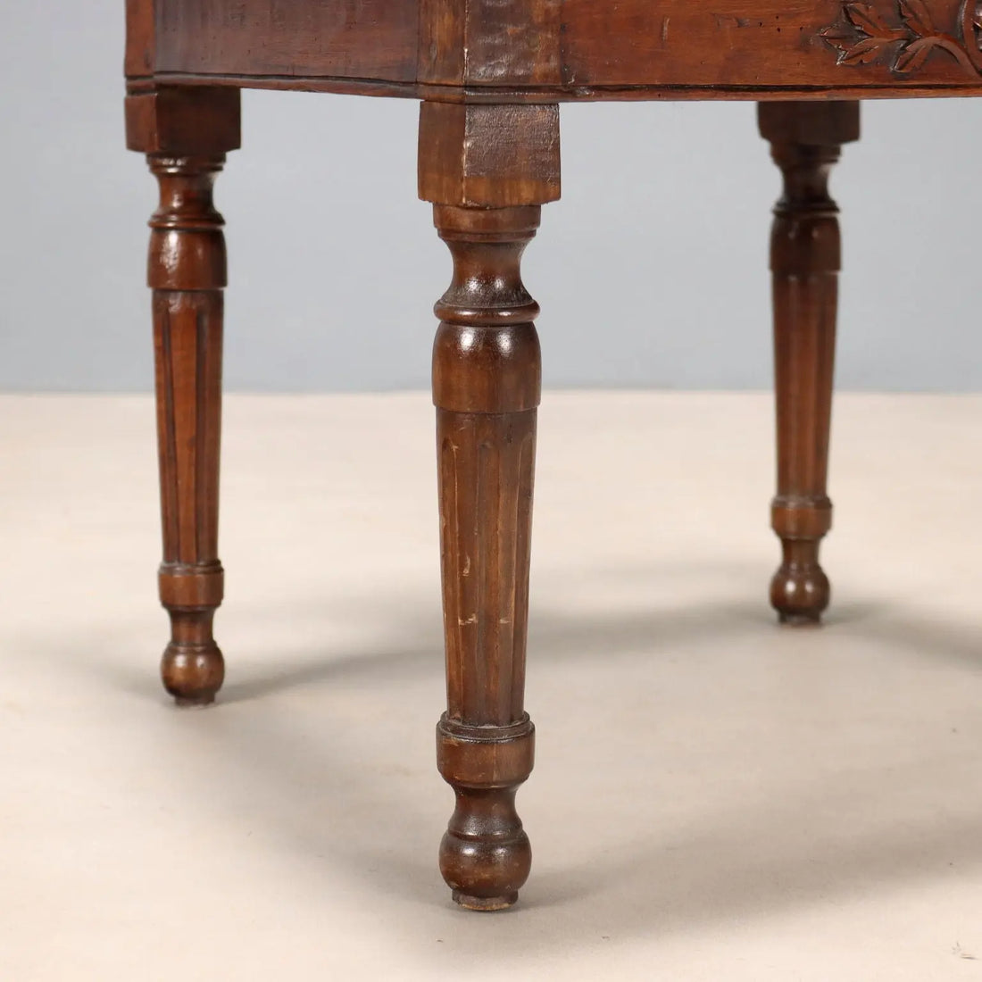 Antique Armchair Neoclassical Walnut Fabric Italy XVIII Century - Italy, XIX Century | Antiques | Seating
