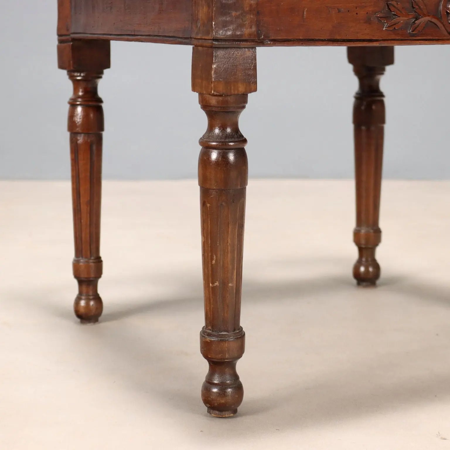 Antique Armchair Neoclassical Walnut Fabric Italy XVIII Century - Italy, XIX Century | Antiques | Seating