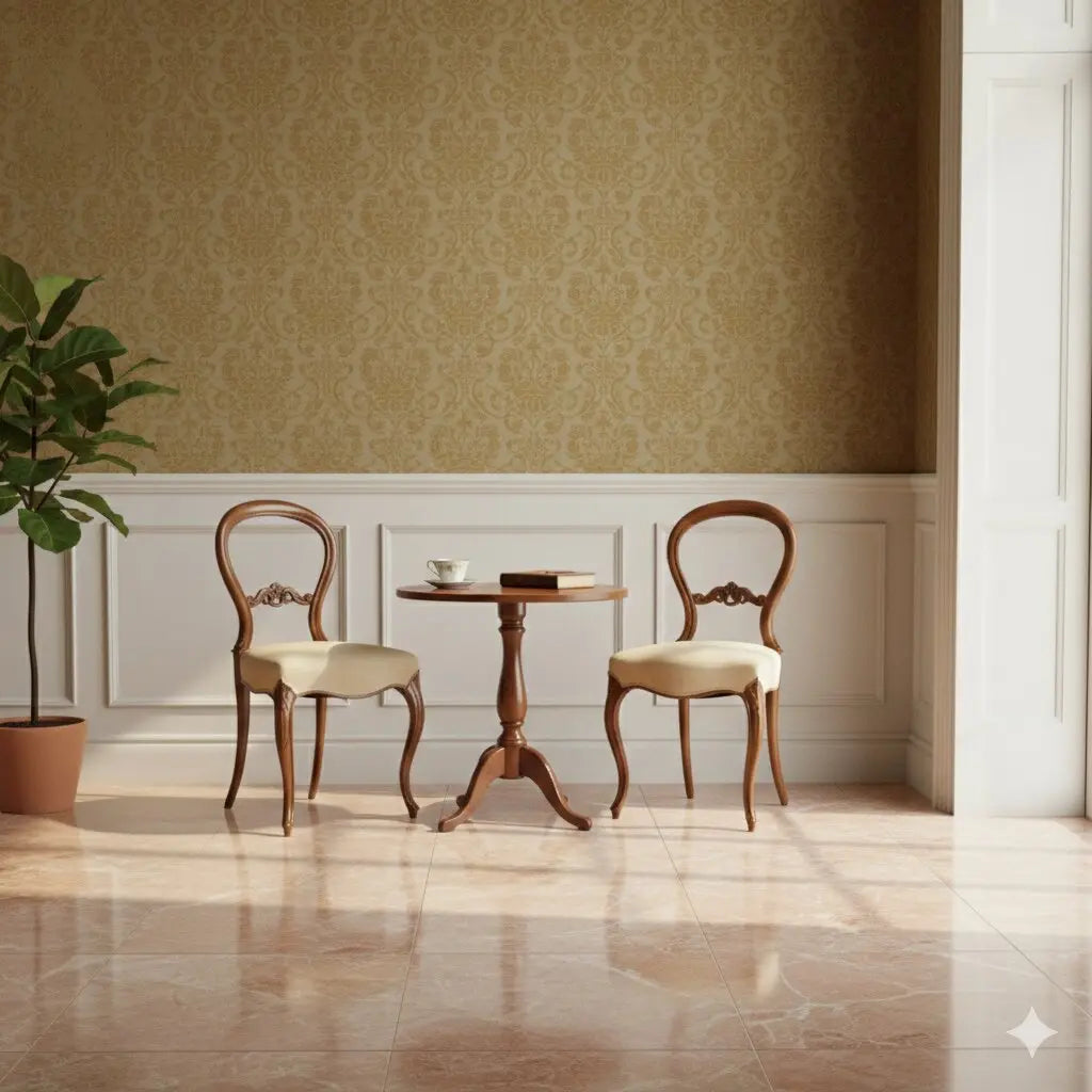 Antique Chairs Walnut Fabric Padding Italy Mid XIX Century - Italy, Mid XIX Century | Antiques | Seating