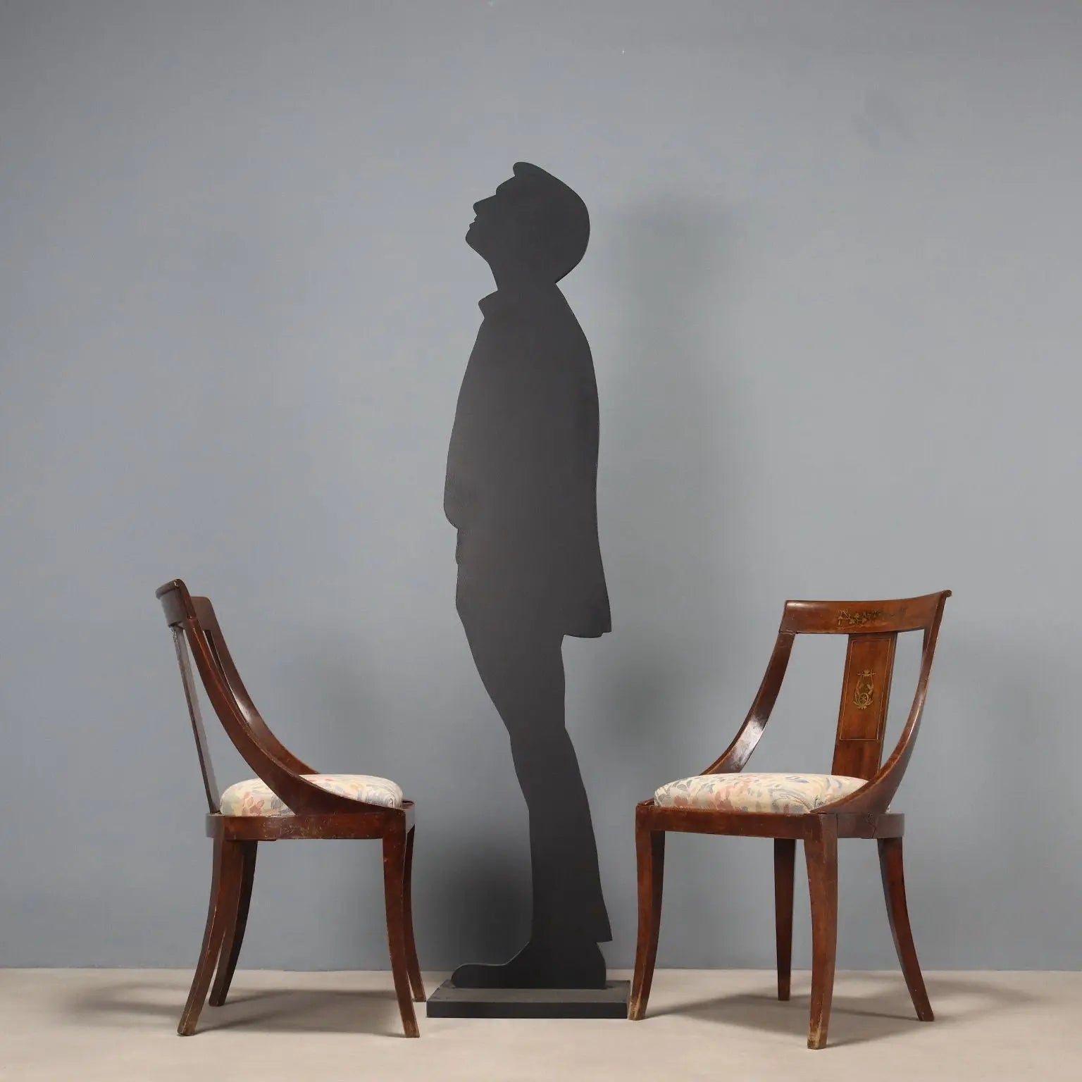 Antique Chairs Charles X Walnut Gilded Metal Italy XIX Century - Lombardy, Early XIX Century | Antiques | Seating