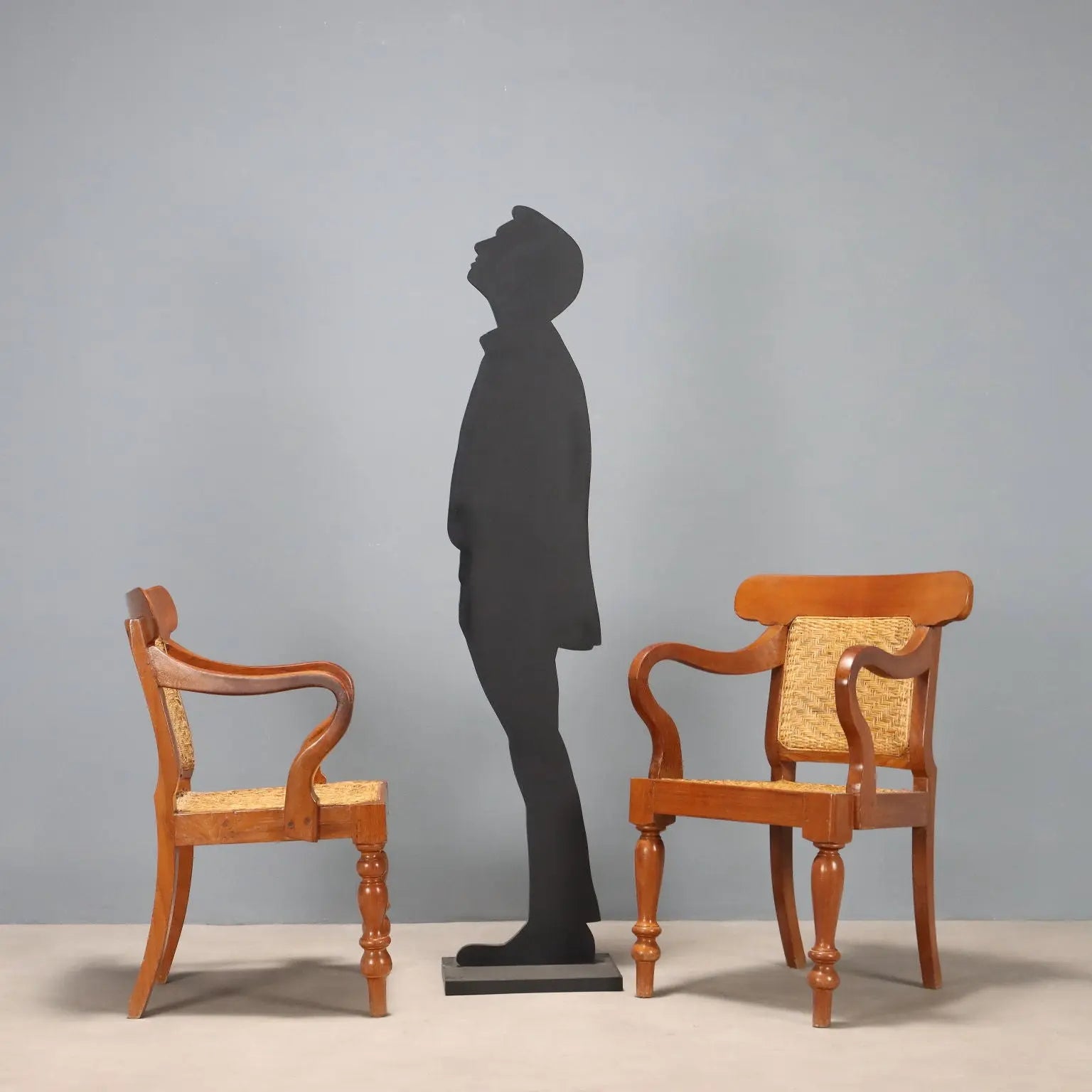 Antique Armchairs Teak Straw United Kingdom XIX Century - England, Late XIX Century | Antiques | Seating