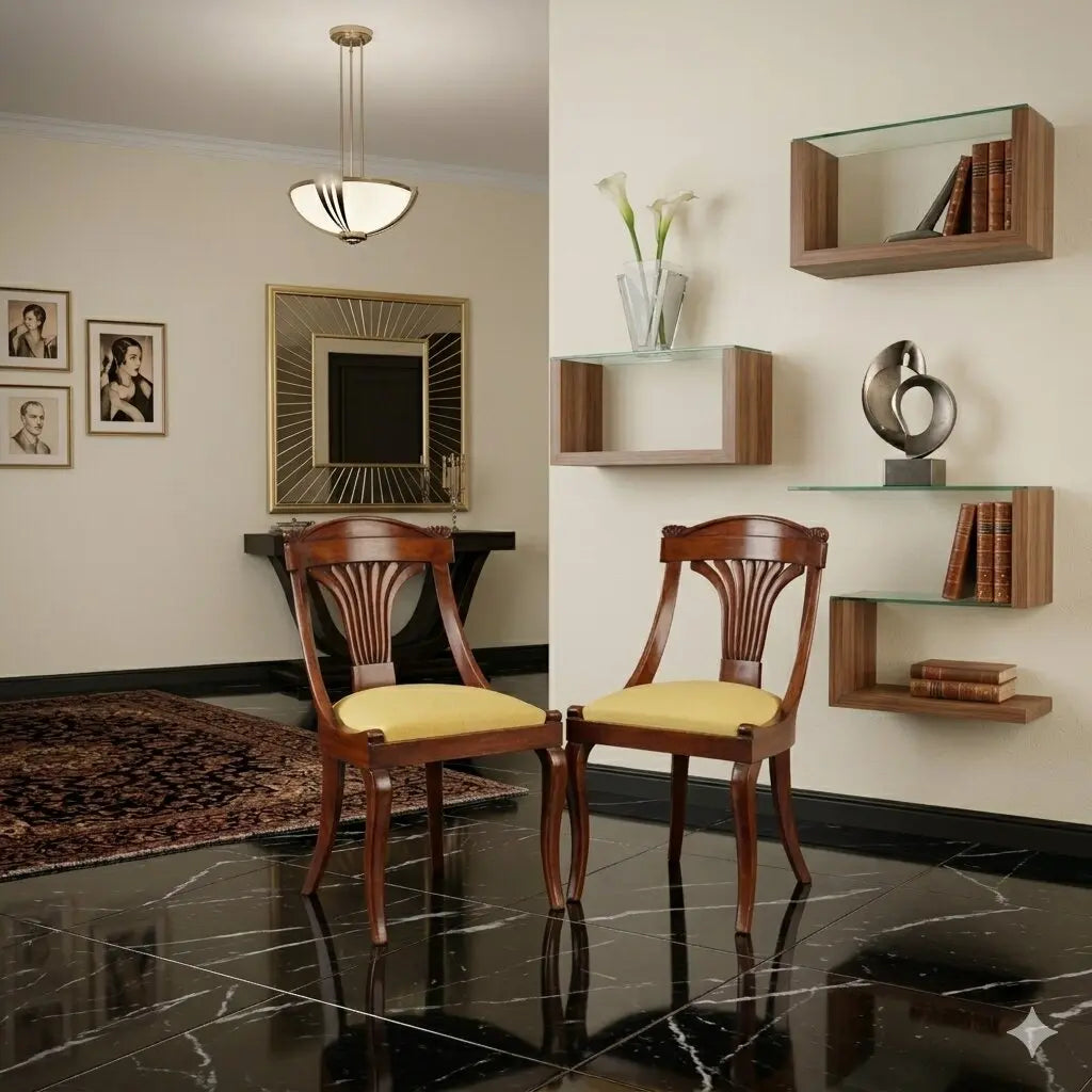 Antique Chairs Louis Philippe Walnut Italy XIX Century - Italy Second Quarter of the 19th Century | Antiques | Seating