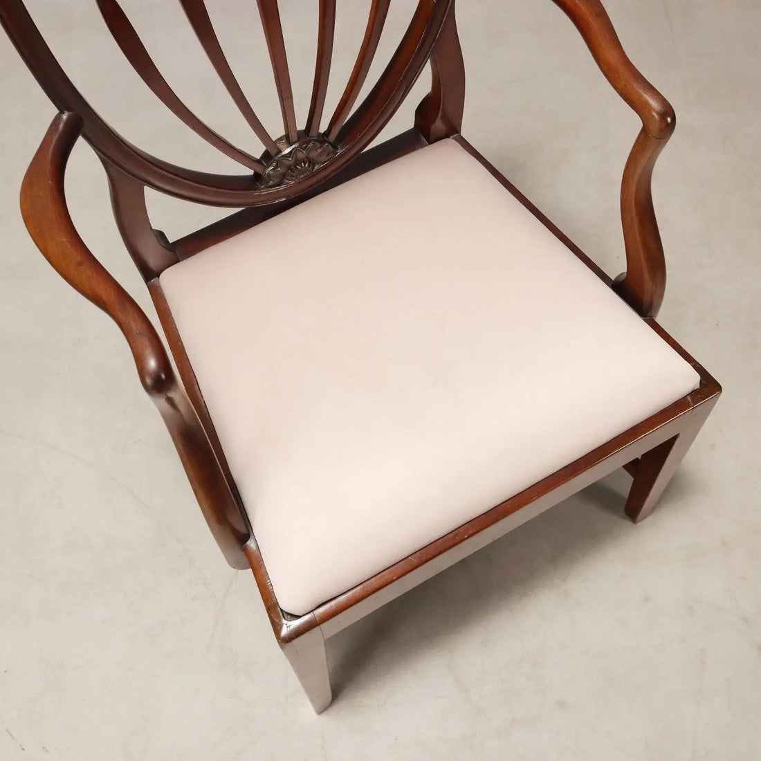 Antique Armchair Regency Style Mahogany Fabric England XIX Century - England, Late XIX Century | Antiques | Seating