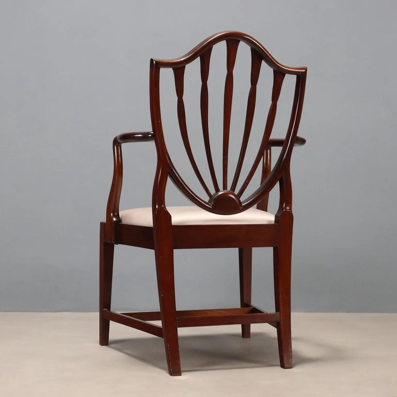 Antique Armchair Regency Style Mahogany Fabric England XIX Century - England, Late XIX Century | Antiques | Seating