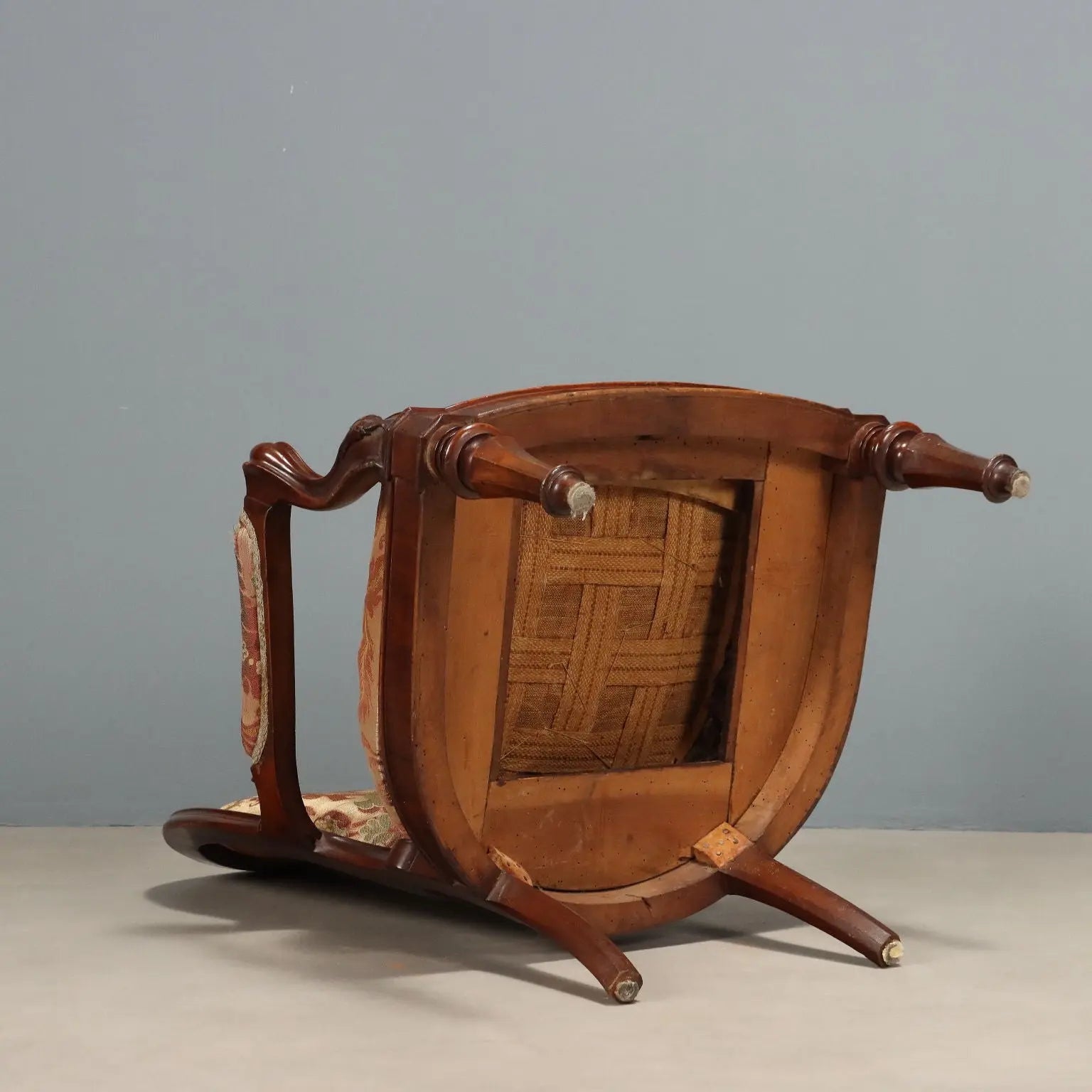 Luigi Filippo Armchair in Walnut - 19th Century