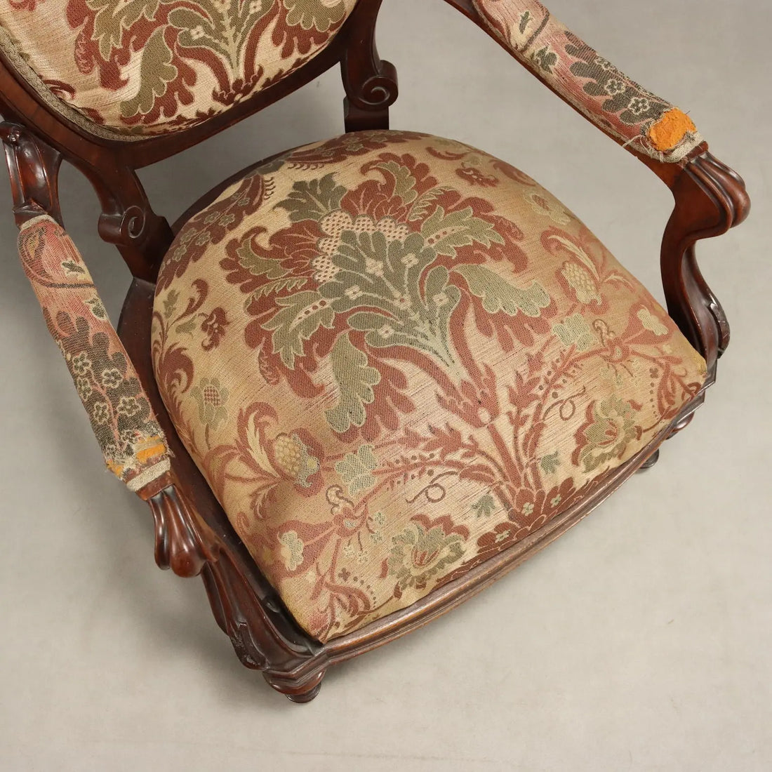 Luigi Filippo Armchair in Walnut - 19th Century